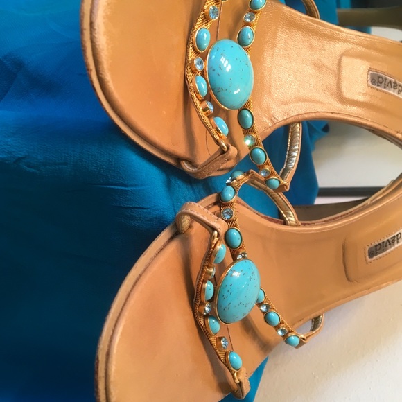 CHARLES DAVID Dress stiletto Strappy heels slip on - Picture 10 of 13